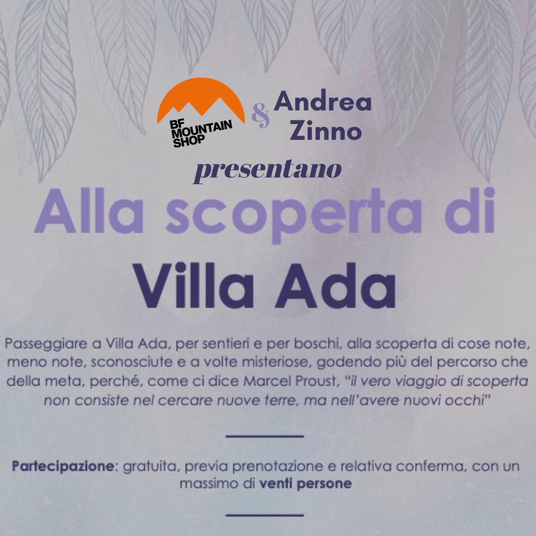 Alla scoperta di Villa Ada insieme ad Andrea Zinno