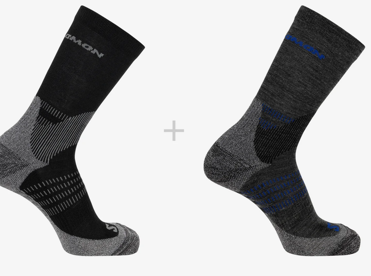 X ULTRA ACCESS CREW - 2 PACK - SALOMON - SOCKS